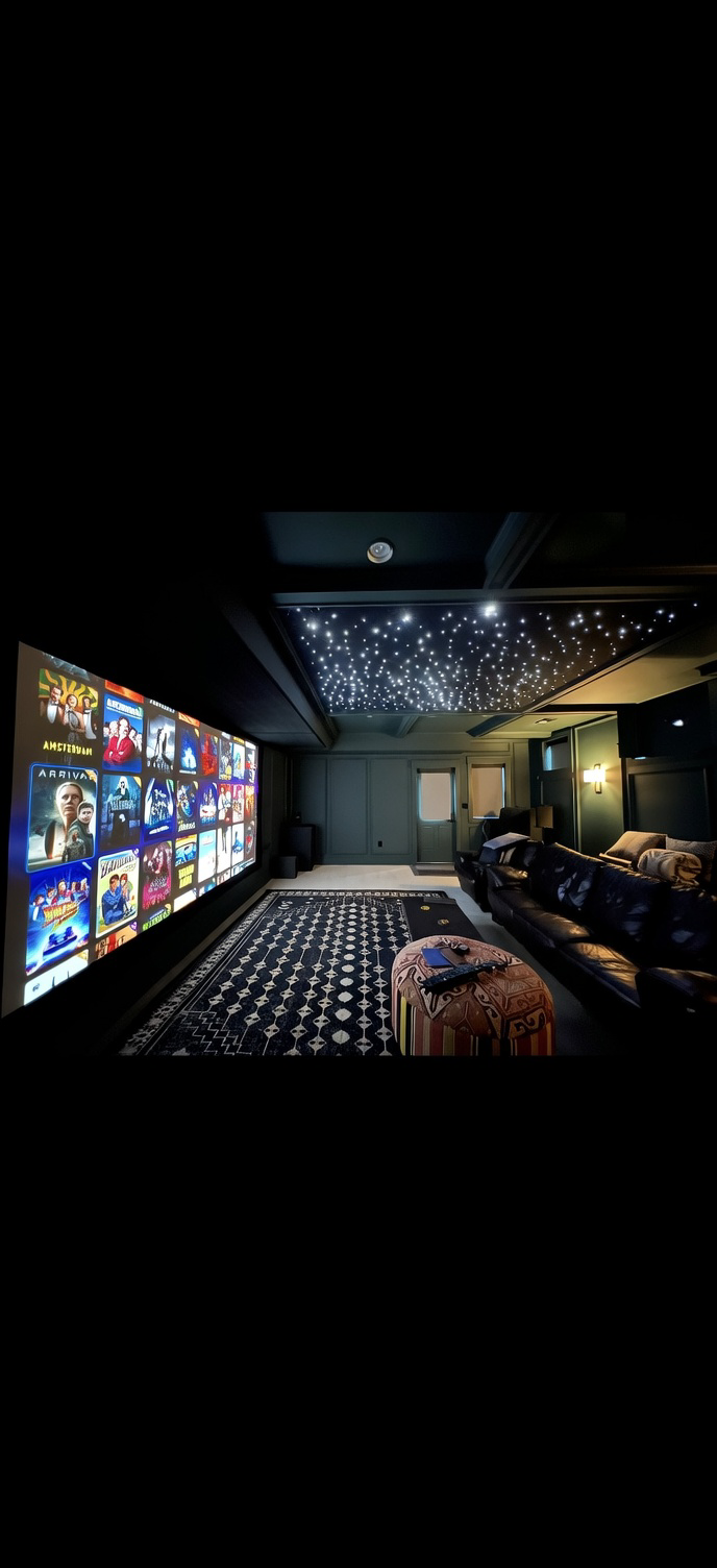 Starfield ceiling theater